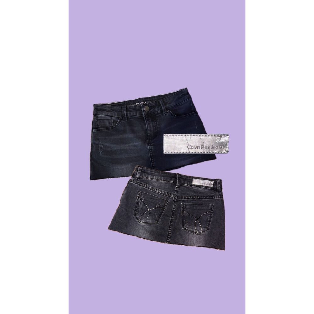 Calvin Klein Denim Mini Skirt
